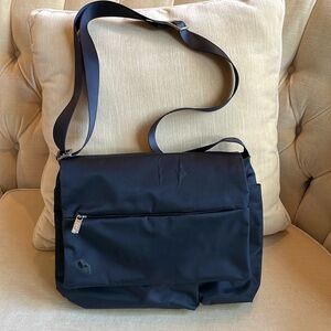 Dark navy nylon crossbody bag by Bree.